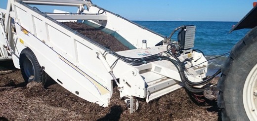 “Scarbat” is a new beach machine for picking up the sargassum